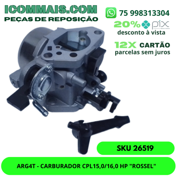 26519 - ARG4T - CARBURADOR CPL15,0/16,0 HP "ROSSEL" - Image 3