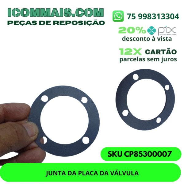 CP85300007 - JUNTA DA PLACA DA VÁLVULA