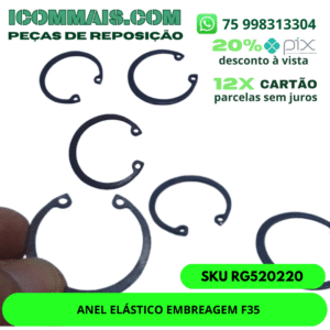 RG520220 - ANEL ELÁSTICO EMBREAGEM F35