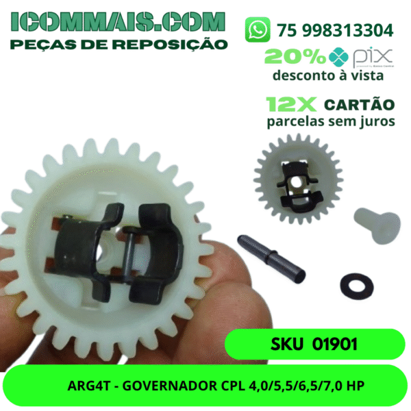 01901 - ARG4T - GOVERNADOR CPL 4,0/5,5/6,5/7,0 HP