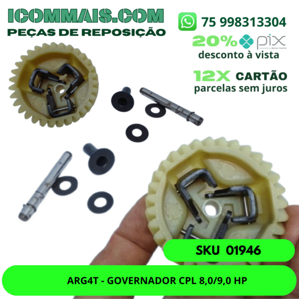 01946 - ARG4T - GOVERNADOR CPL 8,0/9,0 HP