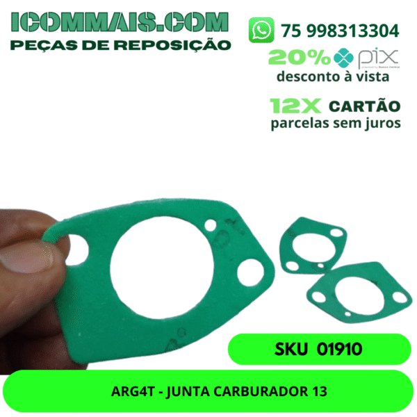 01910 - ARG4T - JUNTA CARBURADOR 13,0/16,0 HP