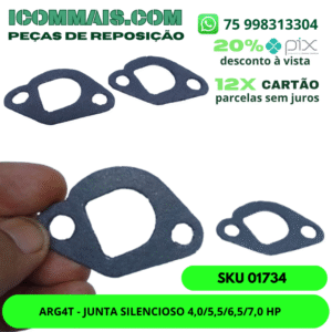 01734 - ARG4T - JUNTA SILENCIOSO 4,0/5,5/6,5/7,0 HP
