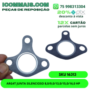16313 - ARG4T JUNTA SILENCIOSO 8,0/9,0/13,0/15,0/16,0 HP