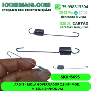 15695 - ARG4T - MOLA GOVERNADOR 2,8 HP (MOD. MITSUBISHI/HONDA)