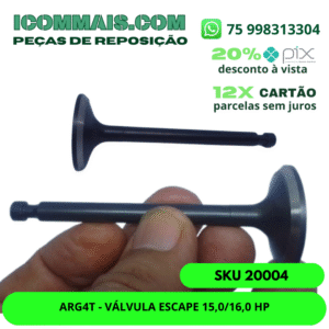 20004 - ARG4T - VÁLVULA ESCAPE 15,0/16,0 HP