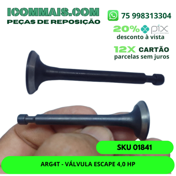 01841 - ARG4T - VÁLVULA ESCAPE 4,0 HP