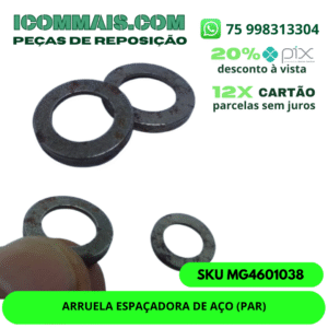 MG4601038 - ARRUELA ESPAÇADORA DE AÇO (PAR)