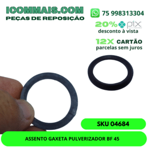04684 - ASSENTO GAXETA PULVERIZADOR BF 45