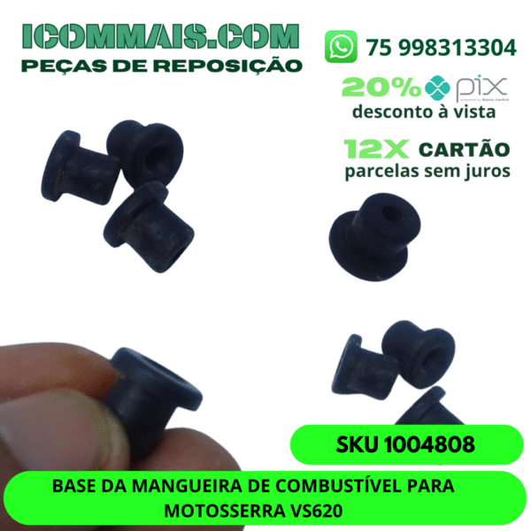 1004808 - BASE DO RESPIRO DO TANQUE DE COMBUSTÍVEL PARA 500 560 620 450 550