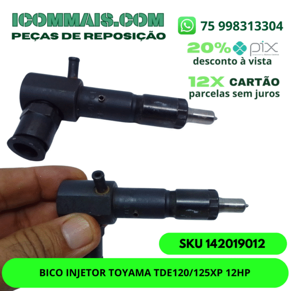 142019012 - BICO INJETOR TOYAMA TDE120/125XP 12HP