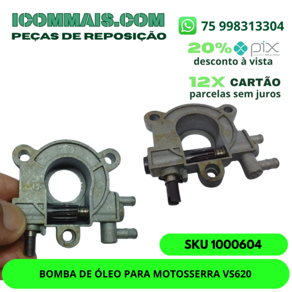 1000604 - BOMBA DE ÓLEO PARA MOTOSSERRA VS620