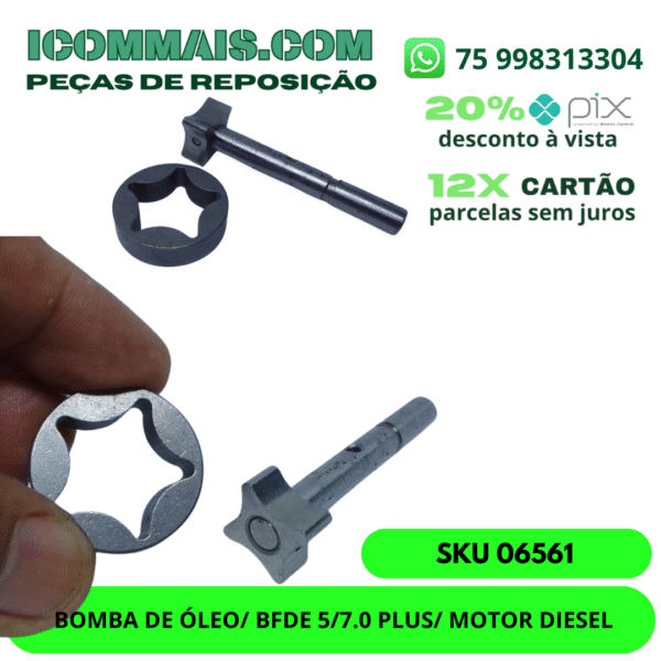 06561 - BOMBA DE ÓLEO/ BFDE 5/7.0 PLUS/ MOTOR DIESEL
