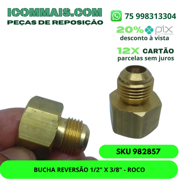 982857 - BUCHA REVERSAO 1/2" X 3/8" - ROCO