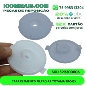592300006 - CAPA ELEMENTO FILTRO AR TOYAMA TBC43X