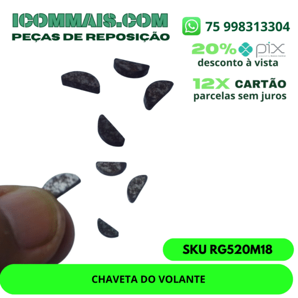 RG520M18 - CHAVETA DO VOLANTE