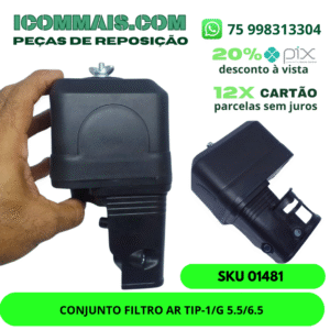 01481 - CONJUNTO FILTRO AR TIP-1/G 5.5/6.5