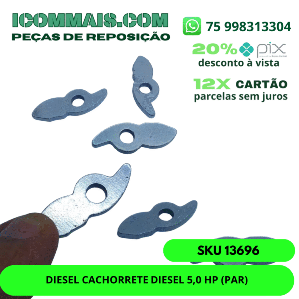 13696 - DIESEL CACHORRETE DIESEL5,0 HP (PAR)