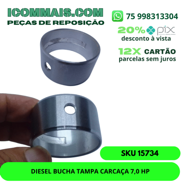 15734 - DIESEL BUCHA TAMPA CARCAÇA 7,0 HP