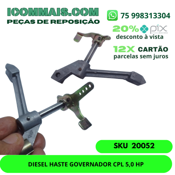 20052 - DIESEL HASTE GOVERNADOR CPL 5,0 HP