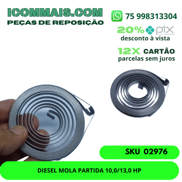 02976 - DIESEL MOLA PARTIDA 10,0/13,0 HP