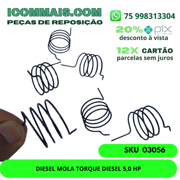 03056 - DIESEL MOLA TORQUE DIESEL 5,0 HP