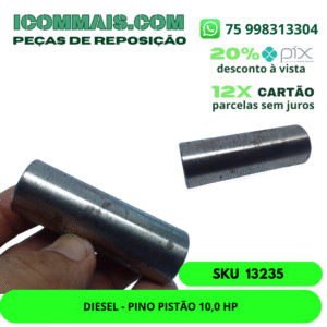 13235 - DIESEL - PINO PISTÃO 10,0 HP