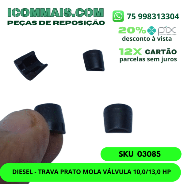 03085 - DIESEL - TRAVA PRATO MOLA VÁLVULA 10,0/13,0 HP