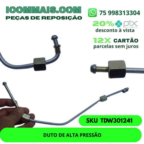 TDW301241 - DUTO DE ALTA PRESSÃO