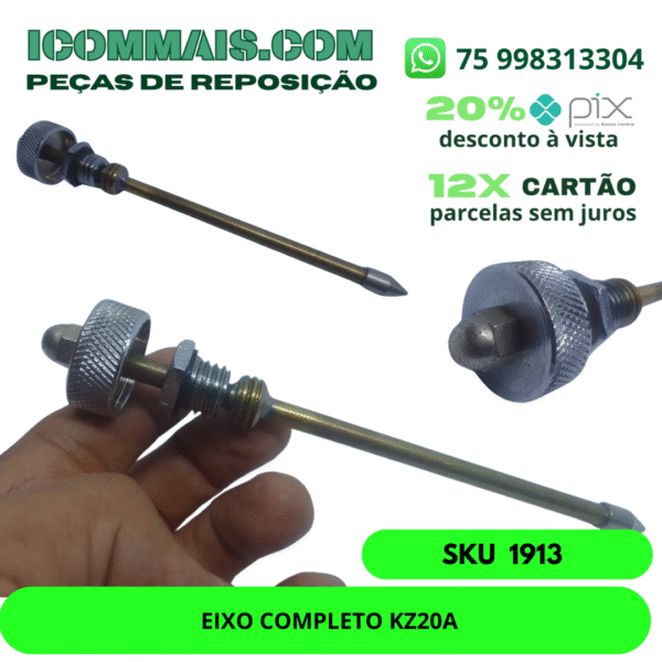 1913 - EIXO COMPLETO KZ20A