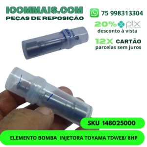 148025000 - ELEMENTO BOMBA  INJETORA TOYAMA TDWE8/ 8HP