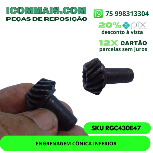 RGC430E44 - ENGRENAGEM CÔNICA SUPERIOR