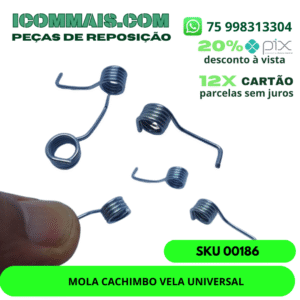 00186 - MOLA CACHIMBO VELA UNIVERSAL