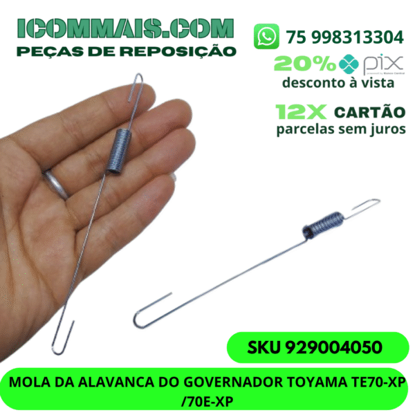 929004050 - MOLA DA ALAVANCA DO GOVERNADOR TOYAMA TE70-XP /70E-XP
