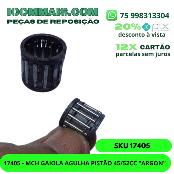 17405 - MCH GAIOLA AGULHA PISTÃO 45/52CC "ARGON"
