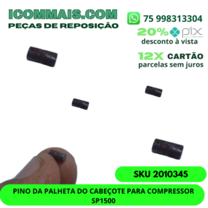 2010345 - PINO DA PALHETA DO CABEÇOTE PARA COMPRESSOR SP1500