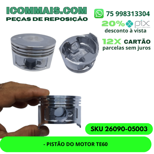 26090-05003 - PISTÃO DO MOTOR TOYAMA TE60