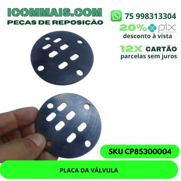 CP85300004 - PLACA DA VÁLVULA