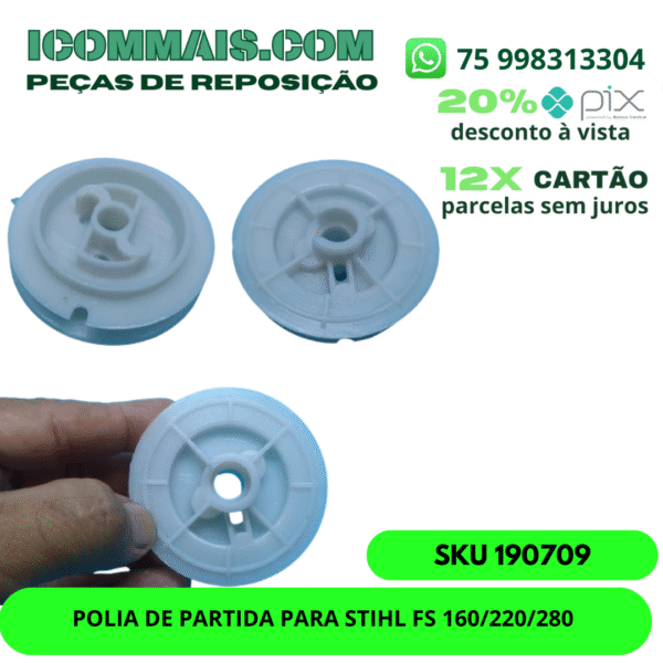 190709 - POLIA DE PARTIDA PARA STIHL FS 160/220/280