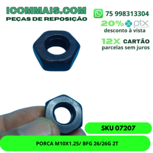 07207 - PORCA M10X1.25/ BFG 26/26G 2T