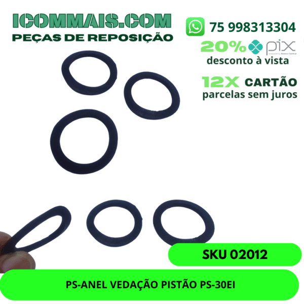 02012 - PS-ANEL VEDAÇÃO PISTÃO PS-30EI