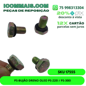 17555 - PS-BUJÃO DRENO ÓLEO PS-22EI / PS-30EI