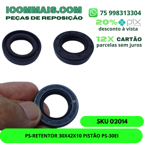 02014 - PS-RETENTOR 30X42X10 PISTÃO PS-30EI