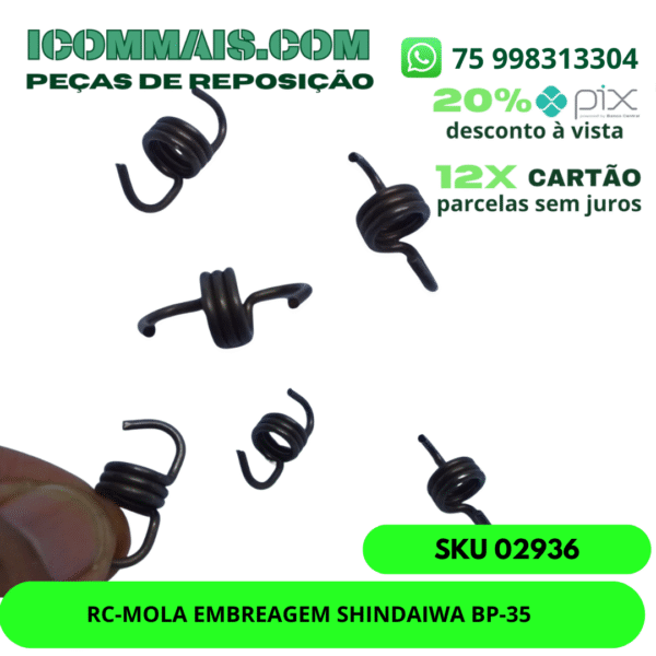 02936- RC-MOLA EMBREAGEM SHINDAIWA BP-35