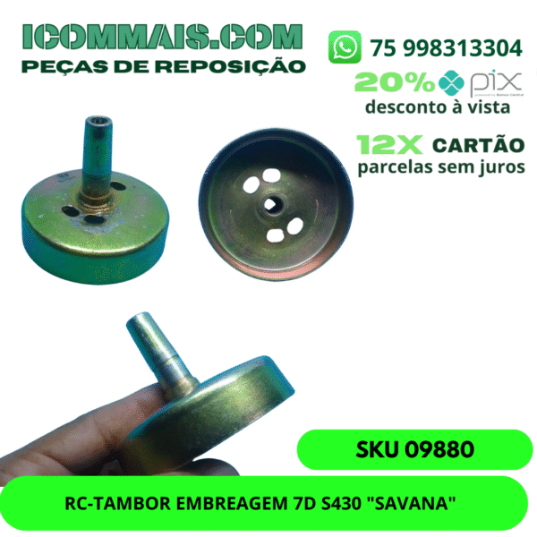 09880 - RC-TAMBOR EMBREAGEM 7D S430 "SAVANA"