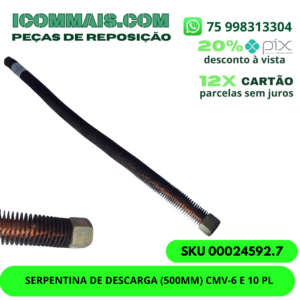 00024592.7 - SERPENTINA DE DESCARGA (500MM) CMV-6 E 10 PL