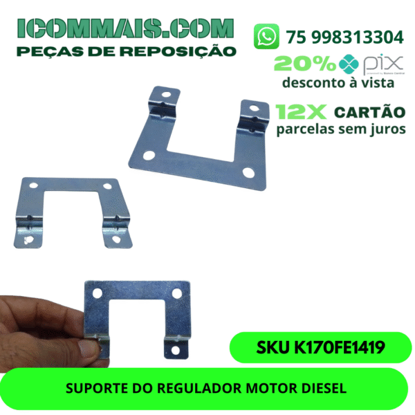 K170FE1419 - SUPORTE DO REGULADOR MOTOR DIESEL