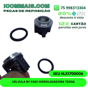 HLX1700006 - VÁLVULA BY PASS HIDROLAVADORA TEKNA