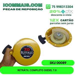 00089 - RETRÁTIL COMPLETO DIESEL 7.0