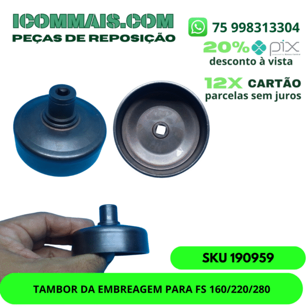 190959 - TAMBOR DA EMBREAGEM PARA FS 160/220/280